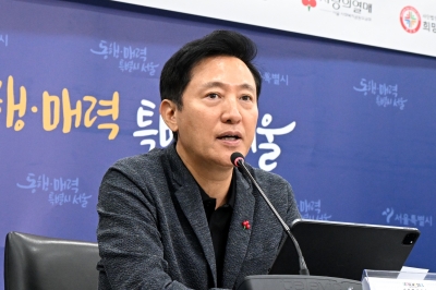 오세훈 “대선 출마 가능성 51%로… 2036 서울올림픽 유치에 최선”