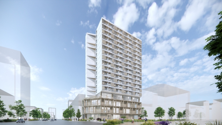 GH, 우체국 복합개발 조감도