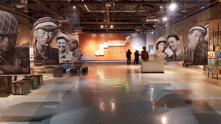 캠프 그리브스 내 전시장 모습 [경기도 제공]