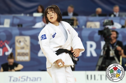 지난해 8월 자그레브 그랑프리에 출전한 허미오. 국제유도연맹(IJF) 홈페이지