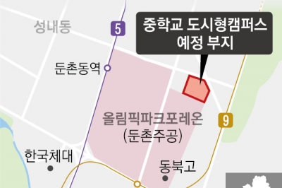 둔촌주공 단지에 ‘분교형’ 중학교 설립한다