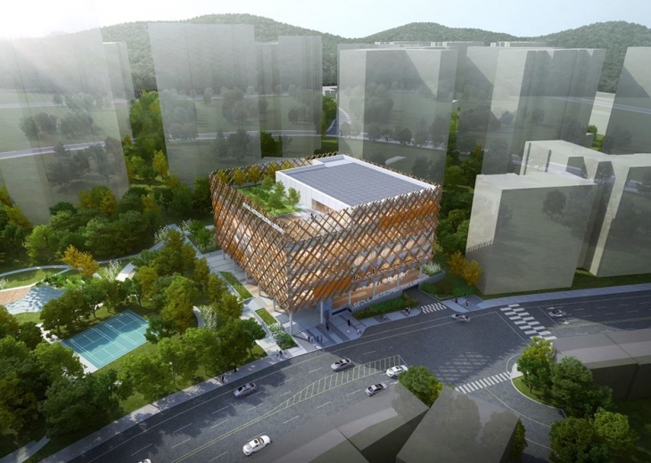 시립(가재울) 도서관 조감도