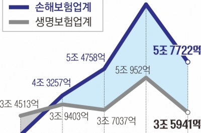 종신보험은 지고 보장성 뜨고… 손보 순익, 4년째 생보 앞질러