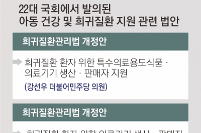 [단독] 탁상공론에 그친 희귀·난치병 지원 입법… “현실적 성과 내야”[희귀질환아동 리포트: 나에게도 스무살이 올까요]