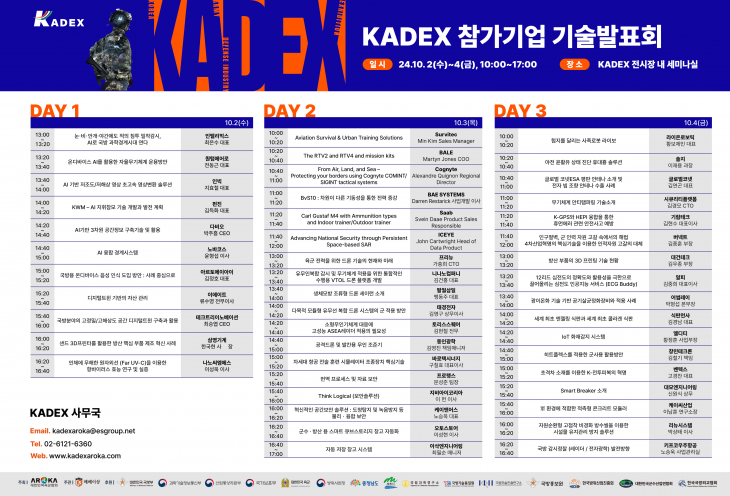 KADEX 2024, ‘46개사 참가’ 역대 최대규모 기술발표회 개최