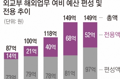 외교관 항공료 모자라… 외교부 매년 다른 예산 ‘돌려막기’