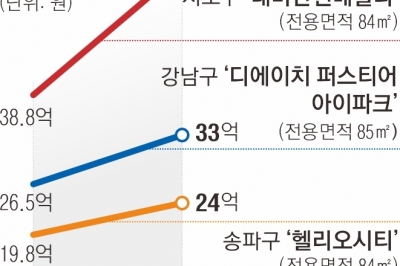 강남권 신고가, 외곽 주춤… 대출 조이니 ‘똘똘한 한 채’ 심화