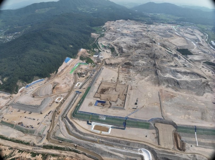 용인시 원삼면 ‘용인반도체 클러스터 일반산업단지’  개발현장. 용인시 제공