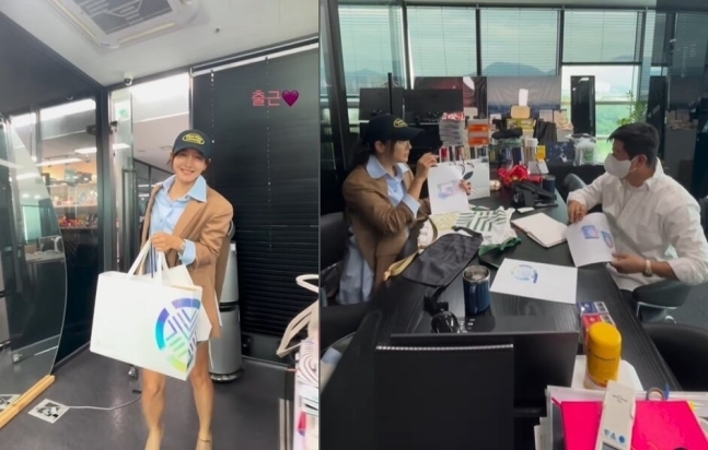 지난 1월 남편과 사별한 배우 사강(46·홍유진)이 9일 소셜미디어(SNS)를 통해 근황을 공개했다. 사강 인스타그램