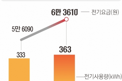 극한 폭염에 8월 ‘전기료 폭탄’… 113만 가구 5만원 이상 더 낸다