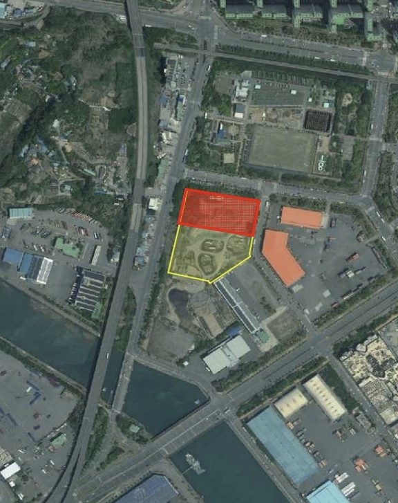 순천대학교 광양캠퍼스로 활용 예정인 광양 첨단신소재연구센터 부지.