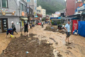 경북 울릉군 308.7㎜ 물폭탄에 상수도 끊기고 187명 귀가도 못해