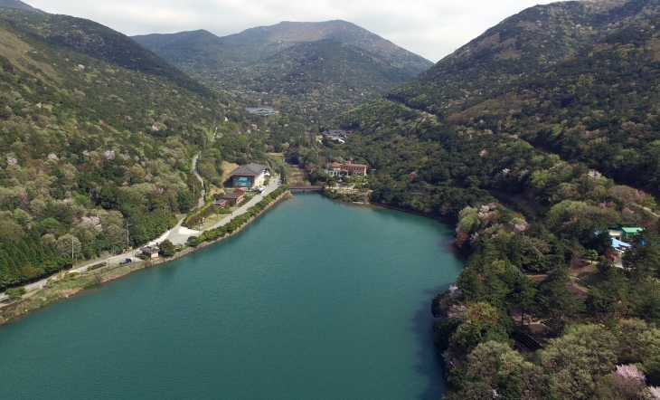 완도수목원 전경