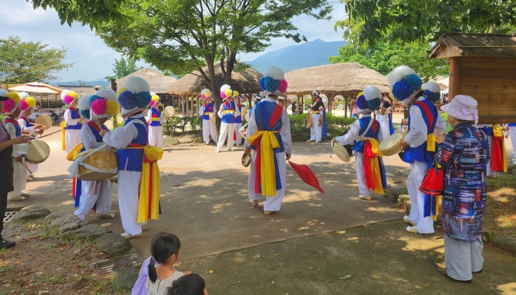 낙안민속단 공연 모습