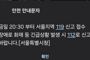 “119 신고 장애로 미접수 신고 129건…모두 긴급하지 않은 사안”