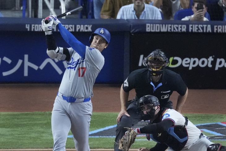 Dodgers Marlins Baseball