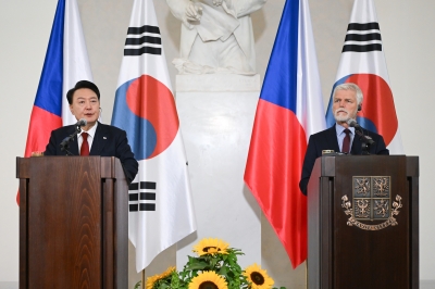 체코대통령 “한국 원전수주 낙관”…尹 “원자력동맹 구축”