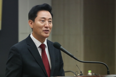 오세훈 “몇몇 좌파 레드라인 넘고 있어…이재명·조국 두 국가론 입장 밝혀야”