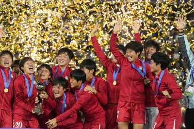 ‘막강 화력’ 北 여자축구 막을 수가 없다