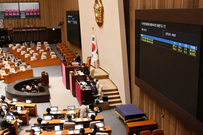 한석훈 인권위원 선출안 부결…與 “합의 어겨” 반발에 국회 정회