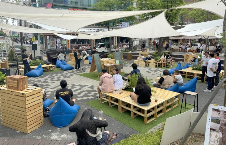 신촌 문예 랩소디 행사 모습. 서대문구 제공