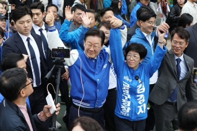 韓·李, 승부처 된 부산 동시 출격… “일꾼 뽑아야” “2차 정권 심판”