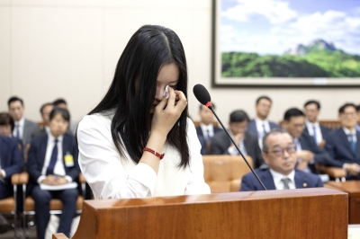 눈물 쏟은 하니 “우린 다 인간인데…하이브, 우리 싫어하는 것 확실”