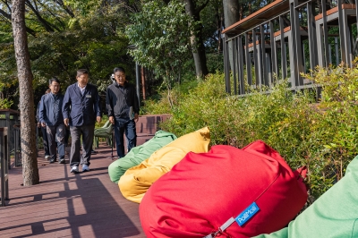 광진구 아차산 단풍 아래서 ‘채식주의자’ 읽어볼까