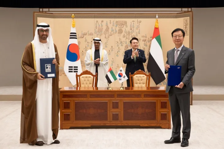 한·UAE LNG 운반선 건조의향서 체결