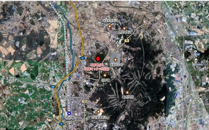 지방정원 대상지. 천안시 제공