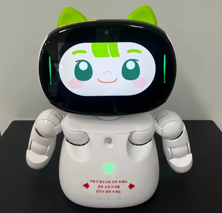 고독사를 예방하고자 경남도가 보급한 반려로봇. 서울신문DB