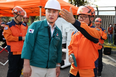 도봉구 ‘안전한국훈련’ 실시… “전기버스 화재 대응 이상 무”