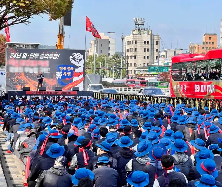 현대트랜시스 파업에… 현대차 울산 공장 가동 중단