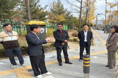 최훈종 하남시의원 나룰초등학교 어린이보호구역 개선사업 현장방문