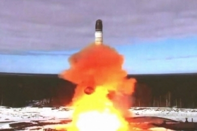 러시아, 우크라이나에 ICBM 발사