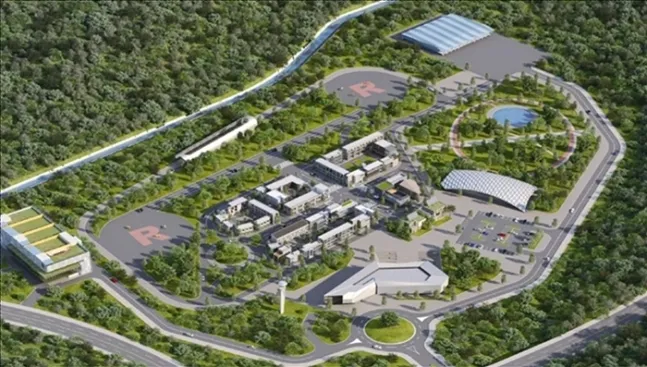 대구 국가로봇테스트 필드 조감도. 대구시  제공