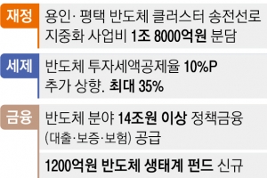 정부, K반도체 14조 수혈… “향후 6개월이 골든타임”