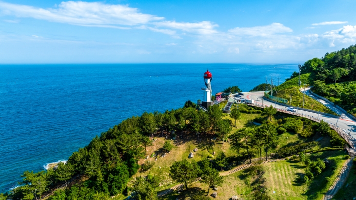 경북 영덕군 해맞이공원 전경