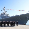 해군 최신예 이지스구축함 ‘정조대왕함’ 부산서 취역