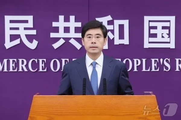 허야둥 중국 상무부 대변인. 중국 상무부 홈페이지