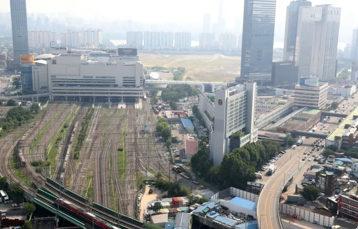 용산국제업무지구 전경. 용산구 제공