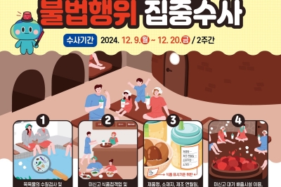 경기도 특사경, 연말 맞아 찜질방 등 목욕장업소 불법 행위 집중 수사