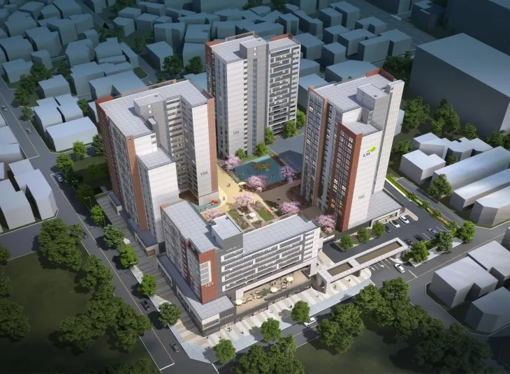 충남 천안신부 행복주택’ 조감도. 천안시 제공