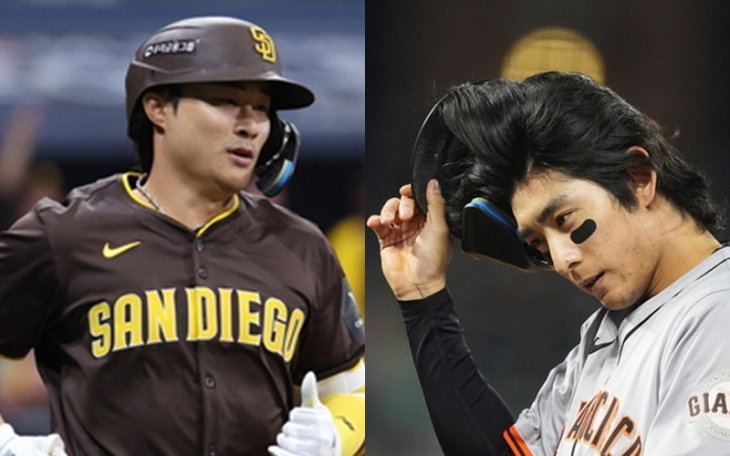 미국 프로야구 메이저리그(MLB)에서 뛰고 있는 김하성(오른쪽)과 이정후