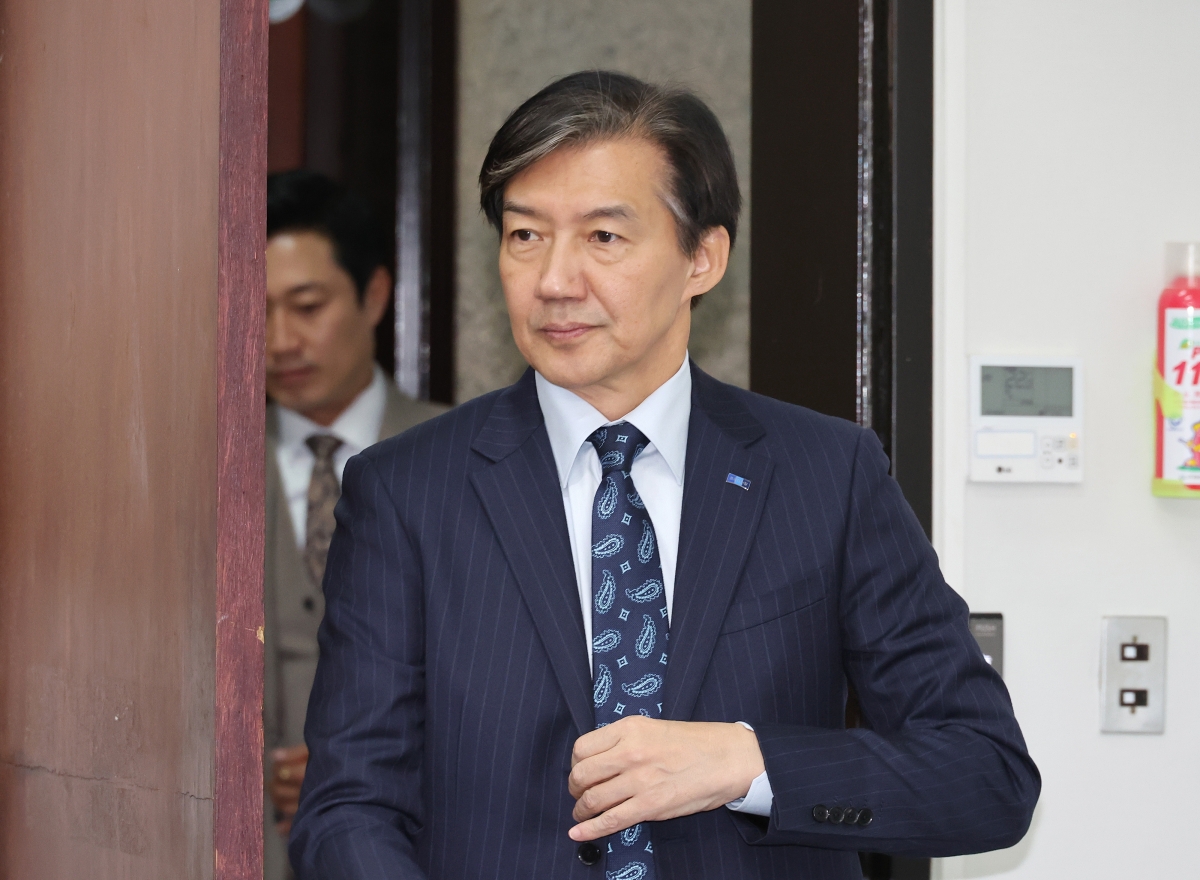 조국 전 조국혁신당 대표. 연합뉴스