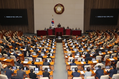 [속보] 윤석열 대통령 2차 탄핵소추안 국회 본회의 상정