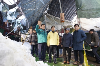 경기도, 폭설 피해 소상공인 긴급생활안정 1천만 원 지원