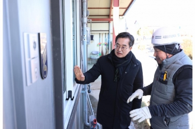 김동연, 남북 ‘500리 길’ 민생 행보···대성동마을 방음공사 등 점검