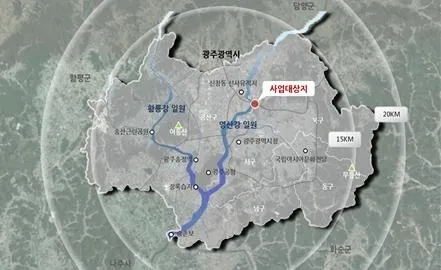 영산강 익사이팅전 사업대상지. 광주광역시 제공