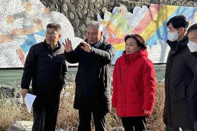 이병윤 서울시의회 교통위원장, 정릉천 황톳길 사업 예정구간 현장점검